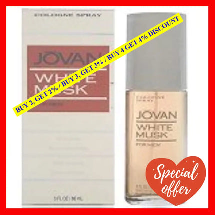 Jovan Black Musk By For Men - 3 Oz Cologne Spray
