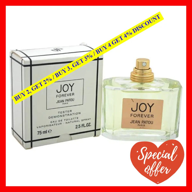 Joy Forever By Jean Patou For Women - 2.5 Oz Edt Spray (Tester)