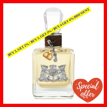 Juicy Couture For Women Eau De Parfum Spray 1.7 Oz 50 Ml For