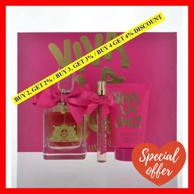 Juicy Couture Viva La For Women 3 Pcs Gift Set