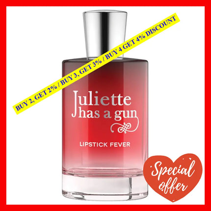 Juliette Has A Gun Lipstick Fever 3.3 Oz /100 Ml Eau De Parfum Unisex