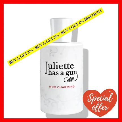 Juliette Has A Gun Miss Charming Perfume Eau De Parfum Spray 3.4Oz - 100Ml