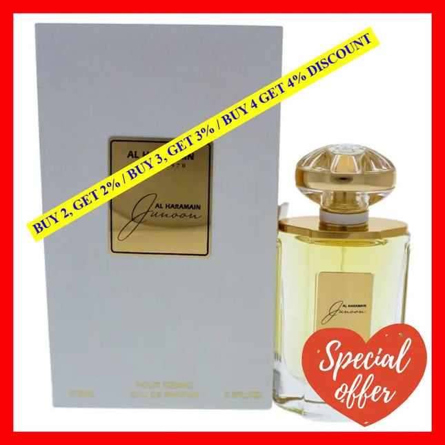Junoon By Al Haramain For Women - 2.5 Oz Edp Spray