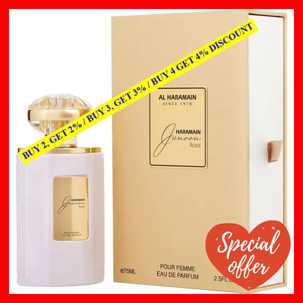 Junoon Rose By Al Haramain For Women - 2.5 Oz Edp Spray