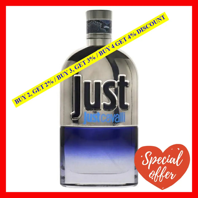Just Cavalli By Roberto For Men - 3 Oz Edt Spray (Tester)
