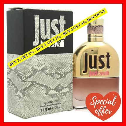 Just Cavalli By Roberto For Women - 2.5 Oz Edt Spray (Tester)