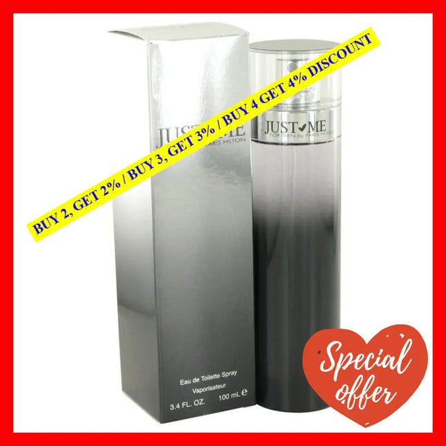 Just Me By Paris Hilton For Men - 3.4 Oz Edt Spray
