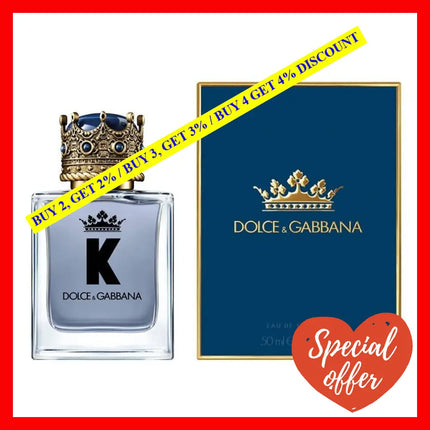 K By Dolce And Gabbana For Men - 1.7 Oz Edt Spray