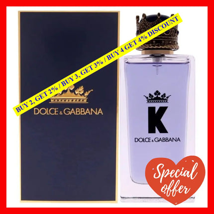 K By Dolce And Gabbana For Men - 3.3 Oz Edt Spray