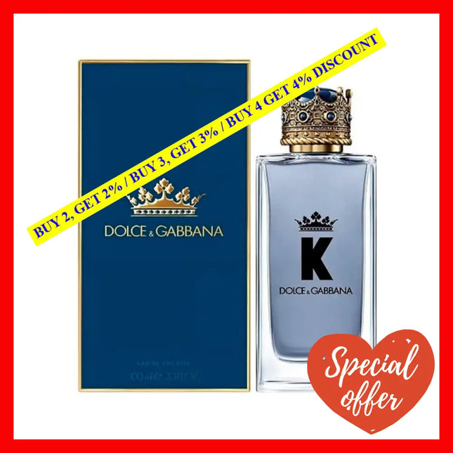 K By Dolce And Gabbana For Men - 3.3 Oz Edt Spray