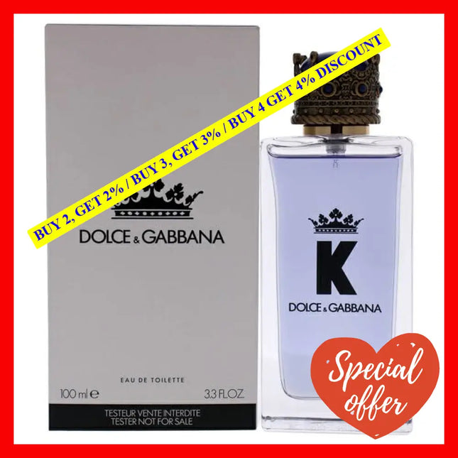 K By Dolce And Gabbana For Men - 3.3 Oz Edt Spray (Tester)
