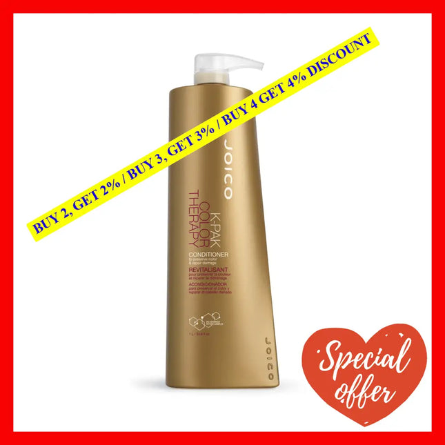 K-Pak Color Therapy Conditioner By Joico For Unisex - 33.8 Oz