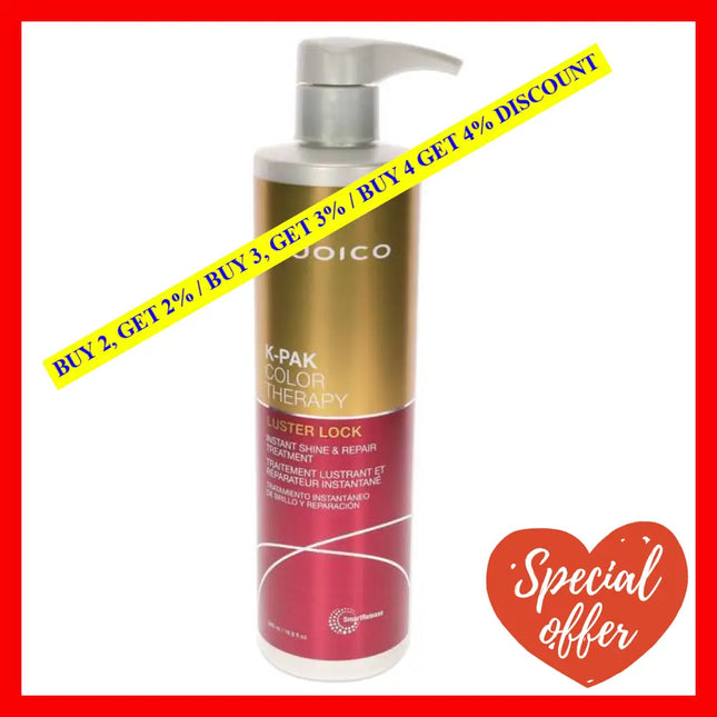 K-Pak Color Therapy Luster Lock By Joico For Unisex - 16.9 Oz Treatment