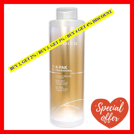 K-Pak Cuticle Sealer Ph Neutralizer By Joico For Unisex - 33.8 Oz