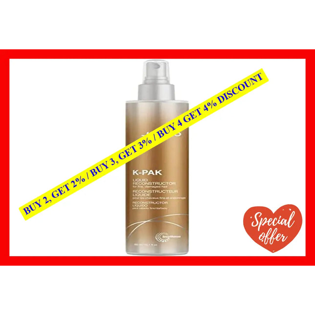 K-Pak Liquid Reconstructor By Joico For Unisex - 10.1 Oz Hair Spray