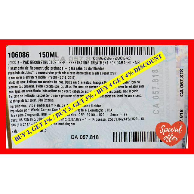 K-Pak Reconstructor Deep Penetrating Treatment By Joico For Unisex - 5.1 Oz