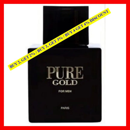 Karen Low Pure Gold Eau De Toiletteand For Men 3.4 Oz / 100 Ml