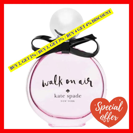 Kate Spade Walk On Air Sun And Eau De Parfum For Women 3.4 Oz / 100 Ml
