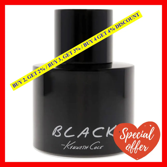 Kenneth Cole Black By For Men - 3.4 Oz Edt Spray