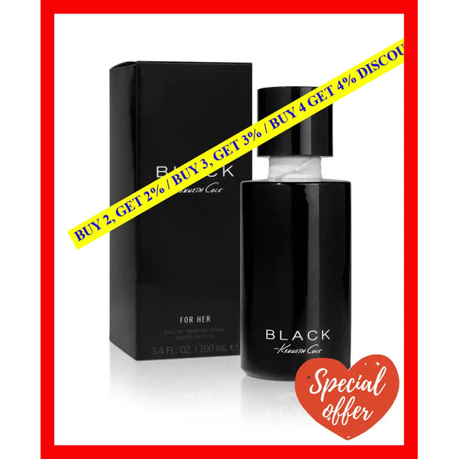 Kenneth Cole Black By For Women - 3.4 Oz Edp Spray