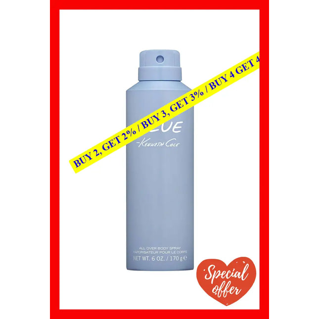 Kenneth Cole Blue By For Men - 6 Oz Body Spray