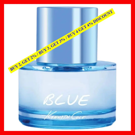 Kenneth Cole Blue Eau De Toiletteand For Men 3.4 Oz / 100 Ml