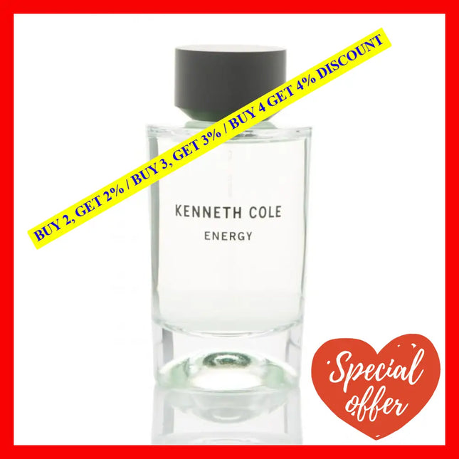 Kenneth Cole Energy Eau De Toiletteand For Men 3.4 Oz / 100 Ml