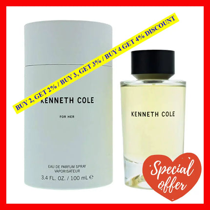 Kenneth Cole For Her By For Women - 3.4 Oz Edp Spray