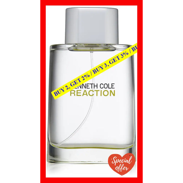 Kenneth Cole Reaction By For Men - 3.3 Oz Edt Spray