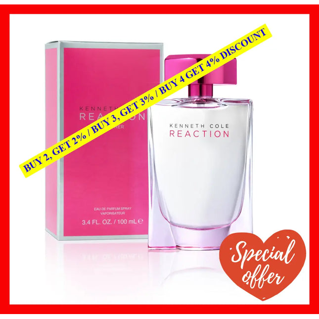 Kenneth Cole Reaction By For Women - 3.4 Oz Edp Spray