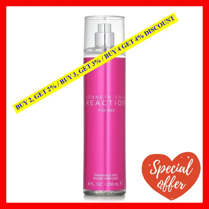 Kenneth Cole Reaction By For Women - 8 Oz Body Mist