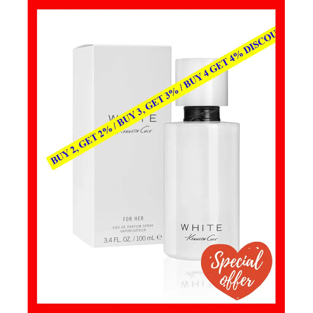 Kenneth Cole White By For Women - 3.4 Oz Edp Spray