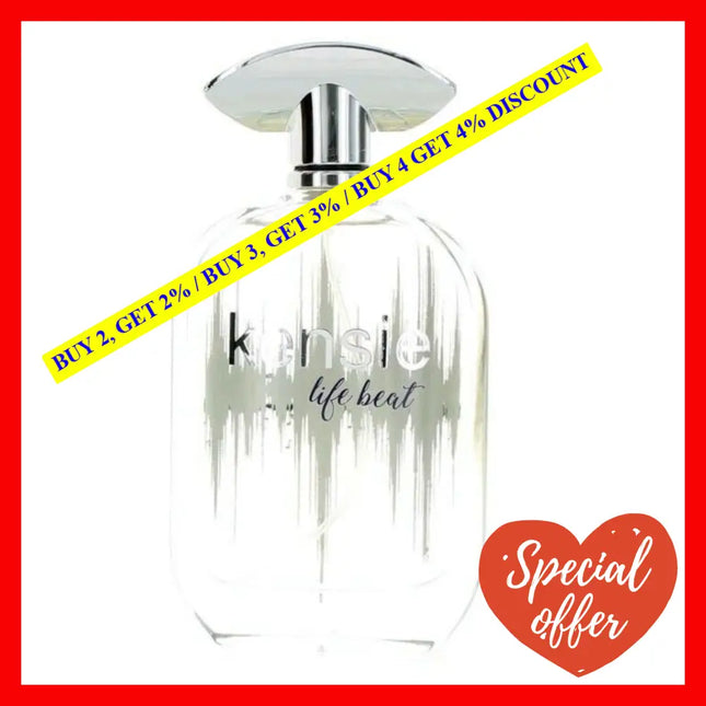 Kensie Life Beat Perfume Eau De Parfum 100M 3.4 Oz For Women