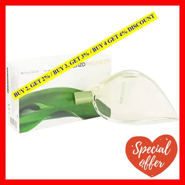 Kenzo D’ete By Kenzo Eau De Parfum Spray 2.5 Oz