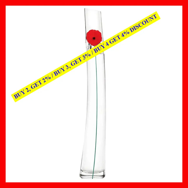 Kenzo Flower For Women Eau De Parfum 3.3 Oz 100Ml Spray