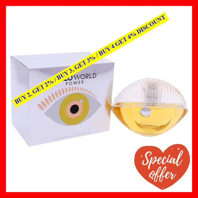 Kenzo World Power By For Women - 2.5 Oz Edp Spray