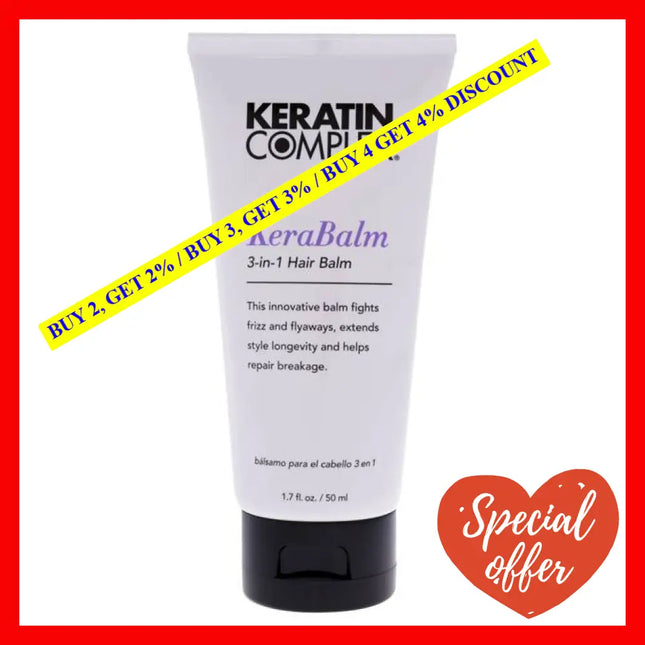 Kerabalm 3-In-1 Hair Balm By Keratin Complex For Unisex - 1.7 Oz