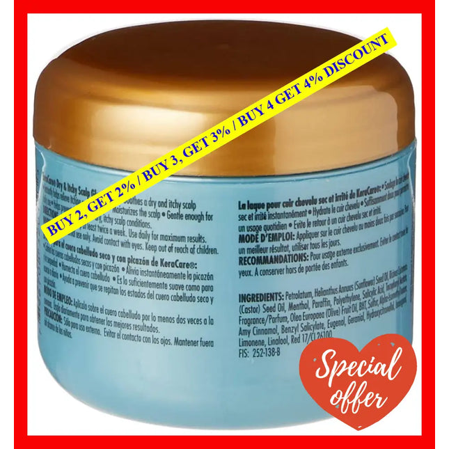Keracare Dry Itchy Scalp Glossifier By Avlon For Unisex - 4 Oz Gloss