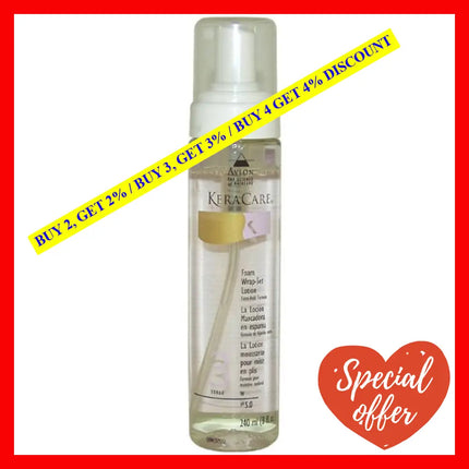 Keracare Foam Wrap-Set Lotion Extra Hold Formula By Avlon For Unisex - 8 Oz