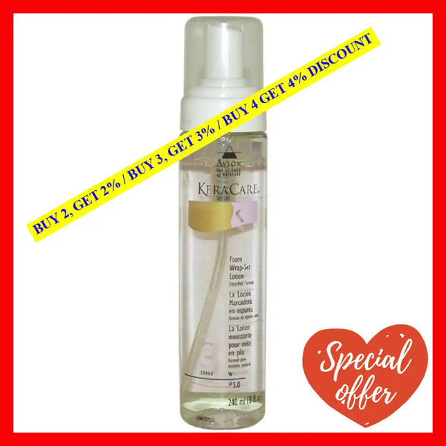 Keracare Foam Wrap-Set Lotion Extra Hold Formula By Avlon For Unisex - 8 Oz