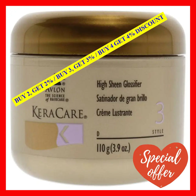 Keracare High Sheen Glossifier By Avlon For Unisex - 3.9 Oz Cream