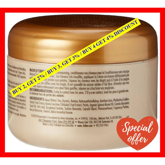 Keracare Natural Defining Custard Cream By Avlon For Unisex - 8 Oz