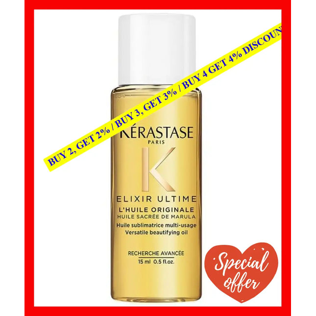 Kerastase Elixir Ultime L’huile Original Beautifying Hair Oil 15Ml - 3474637049423