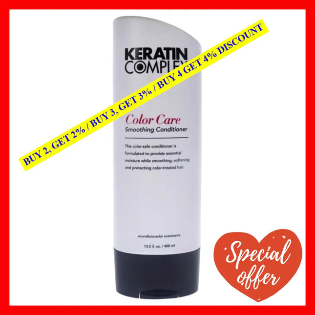 Keratin Color Care Smoothing Conditioner By Complex For Unisex - 13.5 Oz