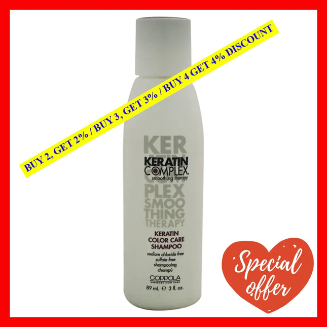 Keratin Complex Color Care Shampoo By For Unisex - 3 Oz