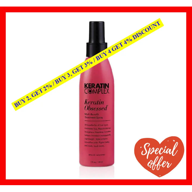 Keratin Obsessed Multi-Benefit Treatment Spray By Complex For Unisex - 5 Oz