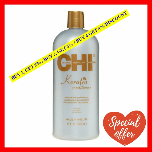 Keratin Reconstructing Conditioner By Chi For Unisex - 32 Oz