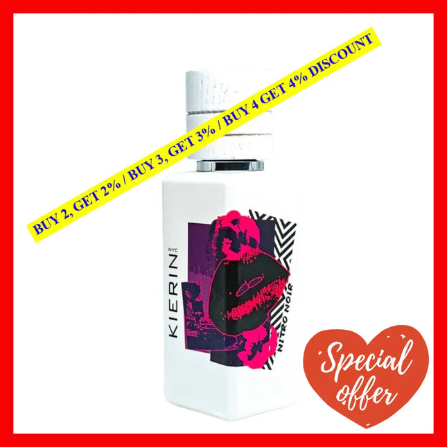 Kierin Nyc Nitro Noir Eau De Parfum Spray. 3.4Oz - 100Ml