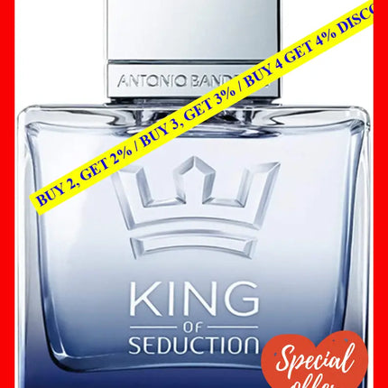 King Of Seduction By Antonio Banderas For Men - 3.4 Oz Edt Spray