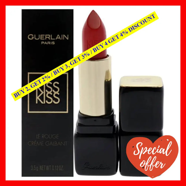 Kisskiss Shaping Cream Lip Colour - 345 Orange Fizz By Guerlain For Women 0.12 Oz Lipstick